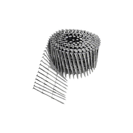 BOSTITCH Collated Framing Nail, 1-1/4 in L, 11 ga, Round Head, 15 Degrees C3R90BDSS-316